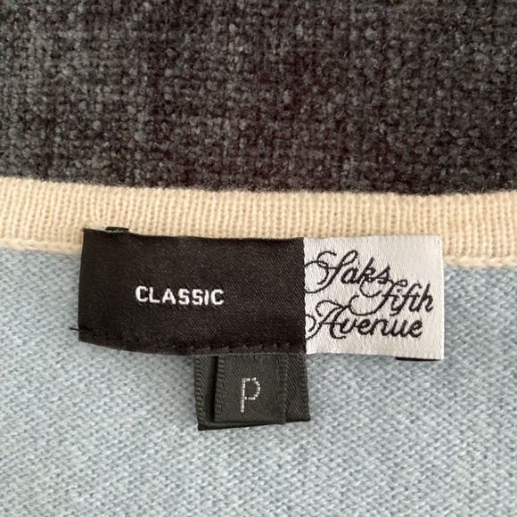 🆕 SAKS FITH AVENUE CASHMERE CLASSIC NWOT - Picture 5 of 6